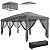 Outsunny 10' x 20' Pop Up Canopy Tent with Netting, Heavy Duty Instant Sun Shelter, Large Tents for Parties with Carry Bag for Outdoor, Garden, Patio, Gray