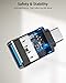 immagine 5Nimaso Adattatore USB C a USB 3.0 [OTG - 4 Pezzi ] Alluminio Connettore Adattatore Tipo-C a USB A per Trasmissione Dati e Caricare per MacBook PRO 2017/2016, Google Chromebook Pixel, Nokia N1