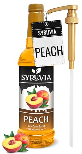 Syruvia Peach Syrup – Peach Syrup Flavor cover