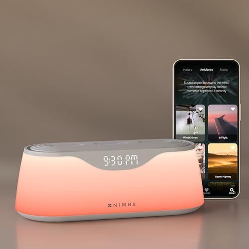 Nimba OFLO Sunrise Alarm Clock with 35 Expertly Tuned Soundscapes...