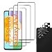 Produktbild YANESOO 3+3 Stück Schutzfolie für Panzerglas Samsung Galaxy A52 4G / 5G / A52S mit 3 + Kamera [9H Härte][HD Klare][Anti-Kratzen] [Kompatibel Handyhülle]