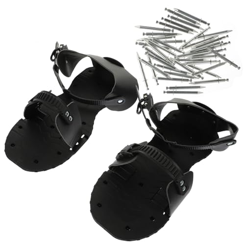 BESTonZON Garden Aerator Shoes Nail Shoes for Gardening Lawn Striper Heavy Duty Spikes