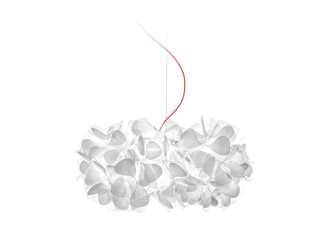 Slamp Clizia Suspension, S, MAMA NON MAMA - WHITE - Red Wire