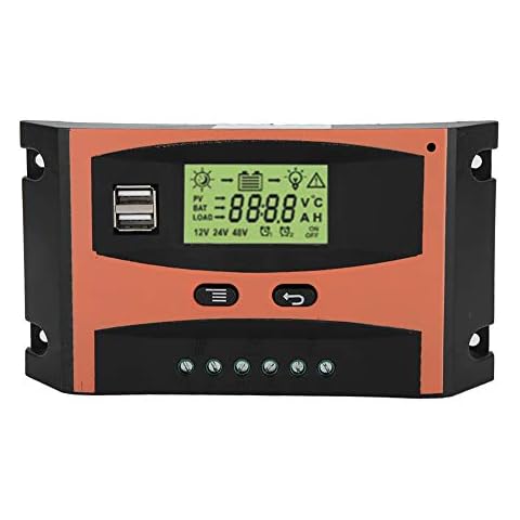 Solarladeregler MPPT 12V / 24V Sonnenkollektor laderegler solar Solarpanel Batterieregler Ladegerät Controller LCD Bildschirm Auto Batterie Cover