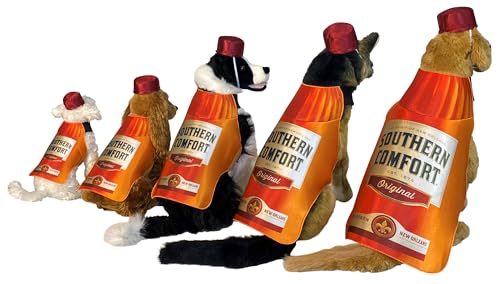 Disfraz para perro Southern Comfort botella XS-S miniatura 2