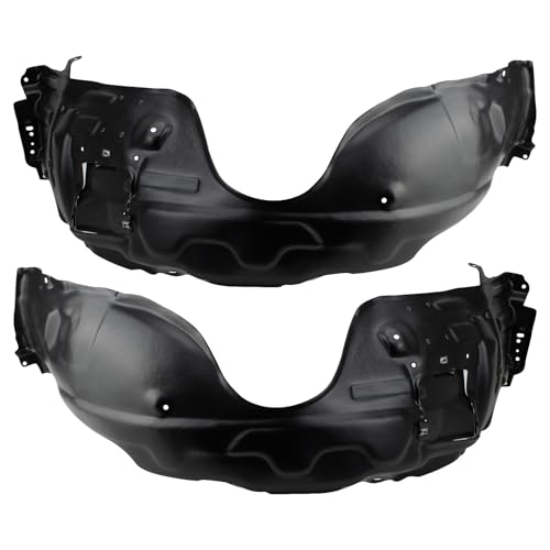 Image of TRQ Front Inner Fender Liner Set Compatible with 2007-2009 Lexus ES350 LX1250116 LX1251116