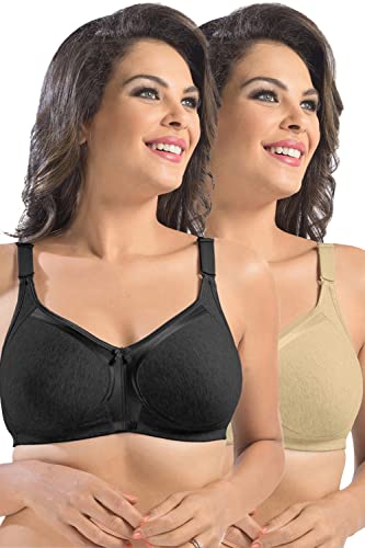 Image of SONARI Zoya Women's Non Padded Full Coverage Bra Pack of 2