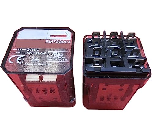 Relais RM732024 24VDC haute durabilité 16A boîtier de commande industriel 400VAC 11 PIN