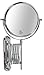 Deco Brothers Wall Mount Extendable Mirror, 8 Inch Double Side with 7X Magnification, Chrome