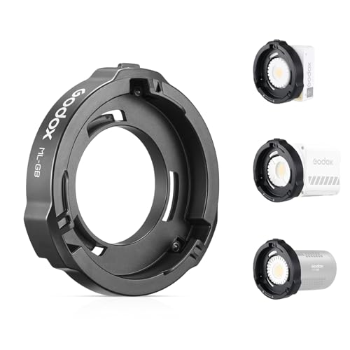 Godox ML-GB Godox Mount to Bowens Mount Adapters para Godox ML100Bi,ML60IIBi, ML30, ML30Bi, ML60, ML60Bi, Accesorios de iluminación