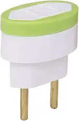 ADAPTADOR PINO CHATO - 2 PINOS - 10 AMPERES / 250 VOLTS - BRANCO - DANEVA 1550