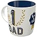 Nostalgic-Art Tazza da caffè retrò, Word Up – Number 1 Dad – Idea regalo per papà, Design vintage, 330 ml, in ceramica
