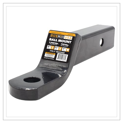 GusHill Trailer Hitch Ball Mount (GH45030)
