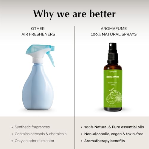 Image of Bergamot Air Freshener Spray for Room, Linen & Pillow 100ml by Aromafume