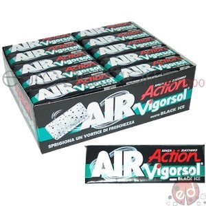 Stick - Vigorsol Air Action Nere Chewingum 40 Confezioni