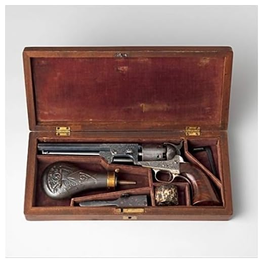 Posterazzi Colt Model 1851 Navy Percussion Revolver Serial Number 29705 with Case and Accessories Poster Print, 810inches