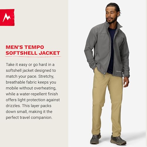 Image of MARMOT Men's Tempo Jacket - Breathable, Water-Resistant Softshell