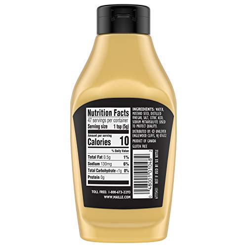 Maille Mustard Dijon Originale Squeeze 8.9 Oz, Pack Of 6, 8.9 Oz