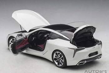 Lexus 1:18 ￼ダイキャスト￼LM500h ホワイトモデルミニカー Amazon | AUTO art 78872 1/18 レクサス LC500 （メタリック