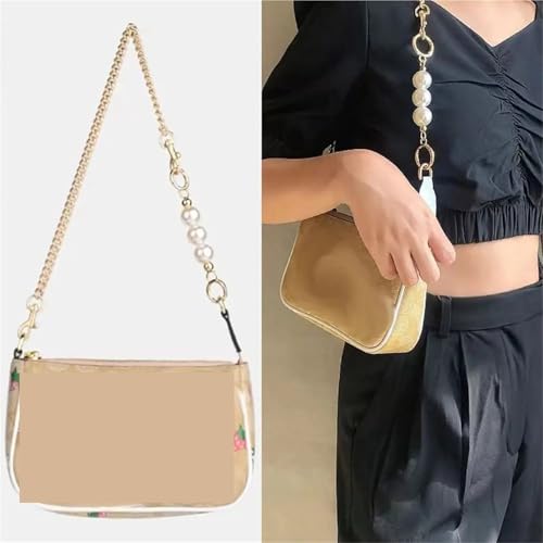 Sac chaîne sangle perles patchwork lot de 2 extensions de poignée pour sac à main femmes