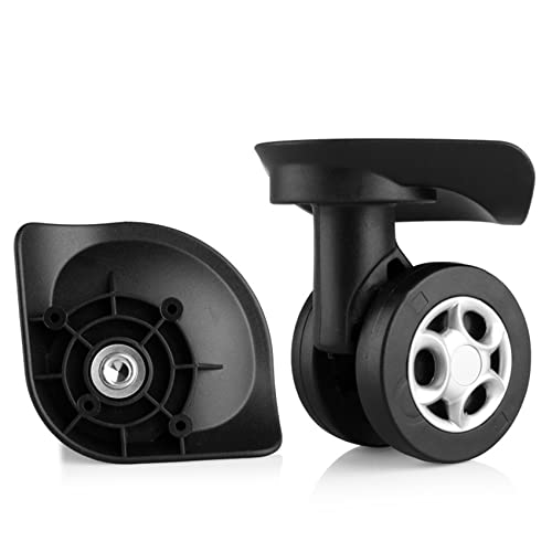 Luggage Wheels,Universal Luggage Casters,1 Pair Luggage Wheel Replacement Spare Spinner Caster for Suitcase Wheel Repair (W130)