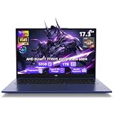 NIMO 17.3" FHD AI Ready Laptop, AMD Ryzen 7 7735HS 32GB DDR5 RAM 1TB SSD