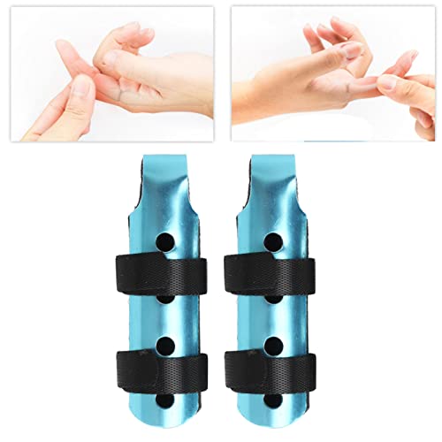 Pssopp Metal Finger Splint, Finger Splint Sponge Lining Comfortable 2Pcs Adjustable Breathable With Hook And Loop For Adults For All Finger Lengths For Arthritis (M) #TOP1
