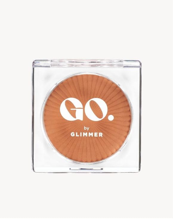 GO. by Glimmer Cheek & Eye Shadow | Multi-Use Blush & Eyeshadow Powder | Silky Lightweight Formula | 0.17 oz | Spicy