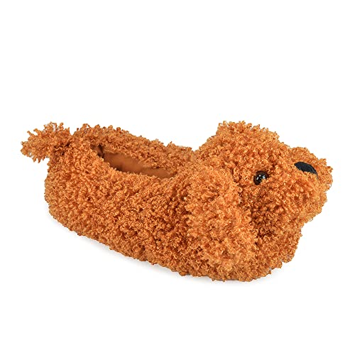 Undercover Ladies Cockapoo Slippers FT1970 Brown 7-8