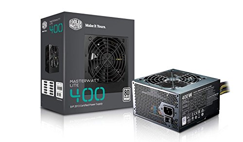Cooler Master 400W ATX Power Supply - MasterWatt Lite - (Active PFC/80 PLUS White)