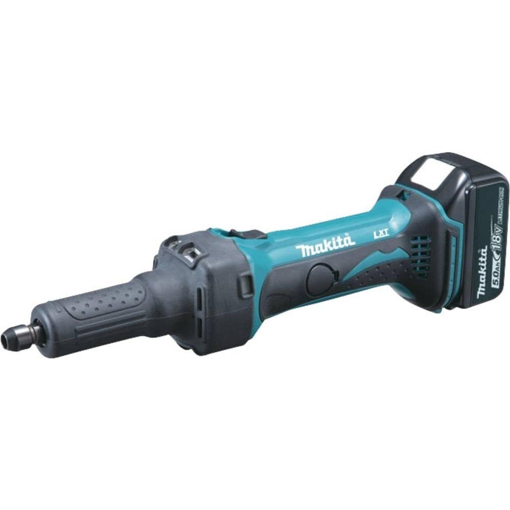 Makita DGD800RTJ Dgd800Rtj-Amoladora Recta 18V Litio 5,0 Ah 25.000Rpm, 350 W, 18 V, Nero, Con 2 Batterie Da 4,0 Ah - 4