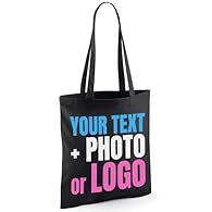 Flexible personalisation options: Add a photo/logo, text or both depending on your design preference and occasion Designed for any occasion: Suitable for birthdays, hen parties, events, business branding, holidays, keepsakes and more 100% cotton mate...