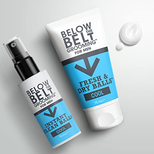 41JhR2gYgUL Below The Belt Grooming Cool Balls Twin Fresh & Dry Balls, Instant Clean Balls, Cool Scent - Image 3