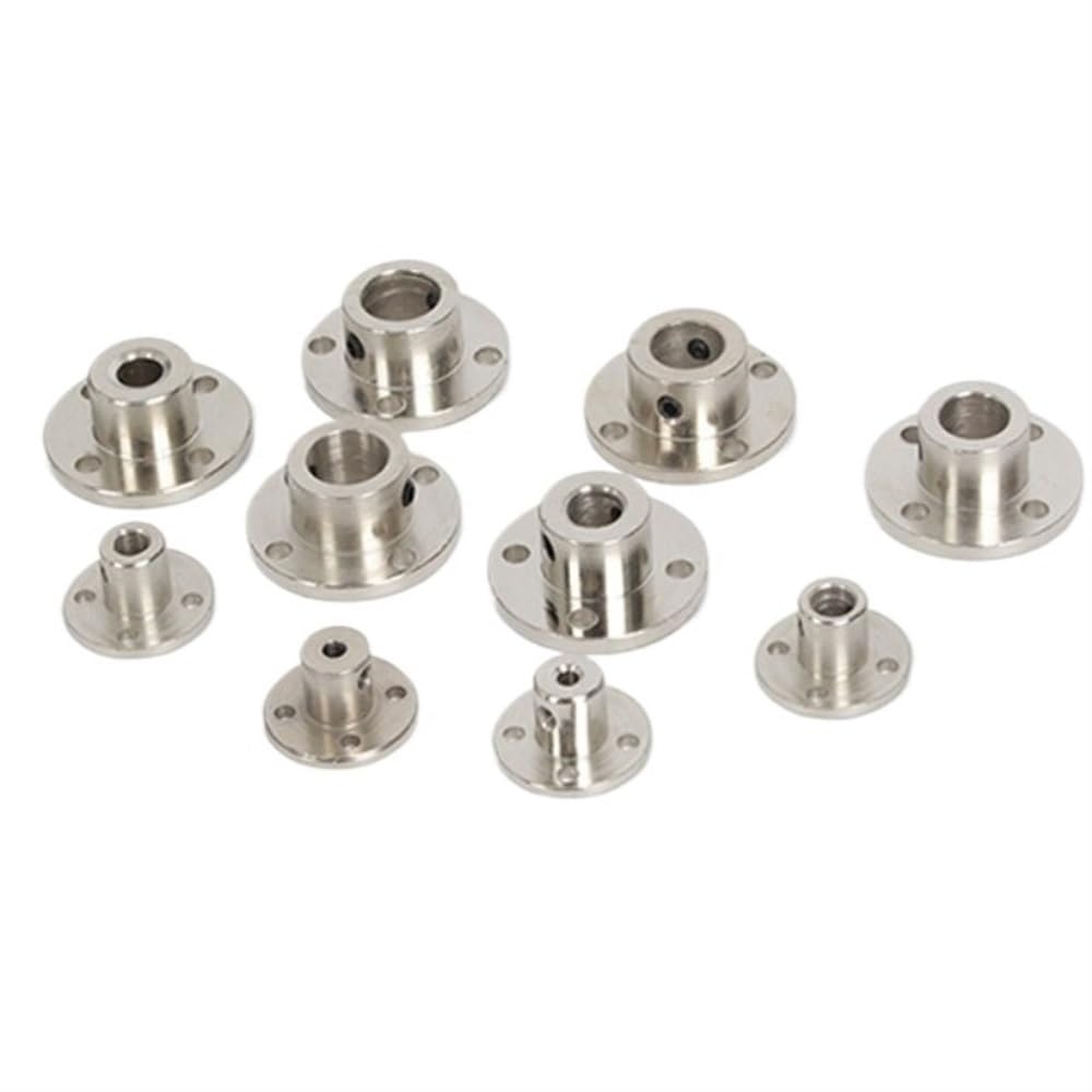 Aluminum Rigid Flange Coupling, 1pc