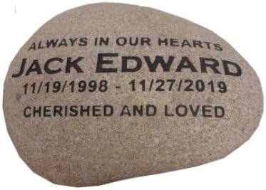 Impresiones talladas decorativas para jardín con piedra grabada personalizada de 130in real River Rock Personalizar en este listado hoy