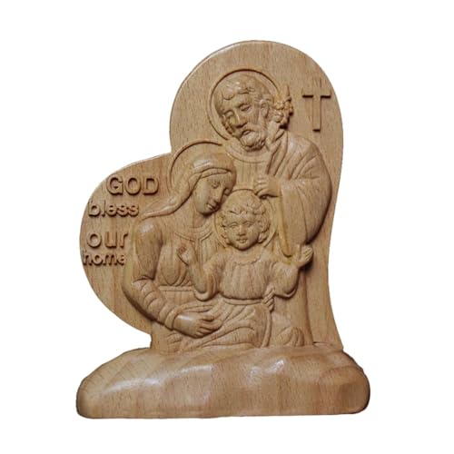 Jésus Marie Joseph en statue religieuse pour l'harmonie du foyer