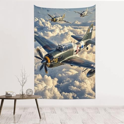 Tapisserie murale avion pour décorer sans abîmer les murs de chambre