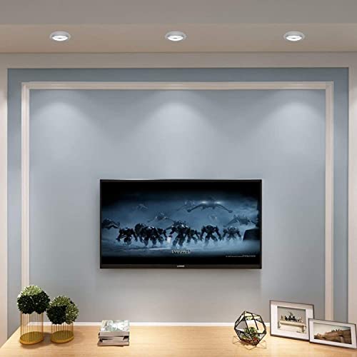 Image of KOLORS 12W, Cool White, Spot Light | Tiltable | Spot recessed COB Light | Focus Light for Ceiling | Down Ceiling Light | Ceiling pop Light | Accent Lighting, Square, Black