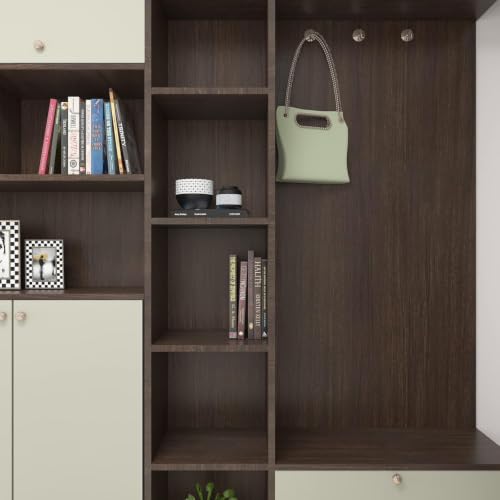 Image of HOME13 Wood Grain Wallpaper Peel and Stick Wood Contact Paper Self Adhesive Removable Thicken Wooden Wall Paper for Kitchen Cabinets Drawer Shelf Liner Waterproof (24x147 Inch, Coffee Brown)