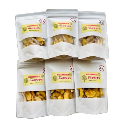 [Amazon.co.jp限定]センドイット 信州中野のりんごチップス 6袋セット ワンちゃんも食べられます。 大容量