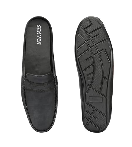 Image of Server Loafers for Men Casual Shoes | Slip-on Closure | Stylish Slip on Cut Shoe | Perfect Business Casual |Back Open Shoe | Men's Loafer Shoe