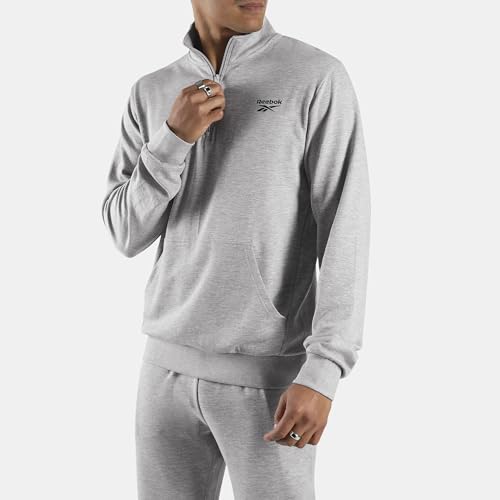 Maillot de survêtement Reebok Homme avec col quarter zip pour le sport au quotidien