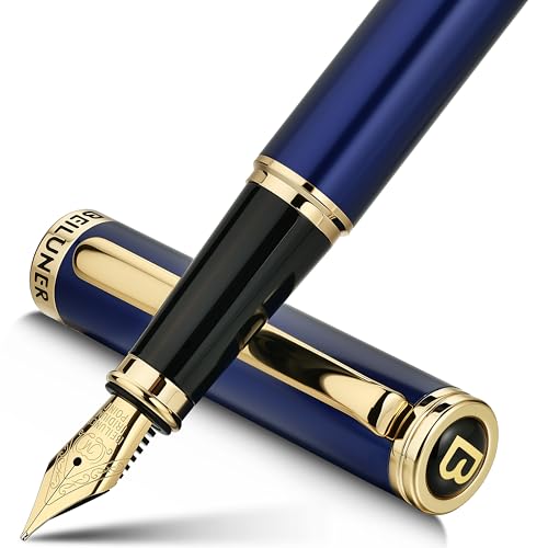 BEILUNER Blue Fountain Pen,Stunning Luxury Pens with...