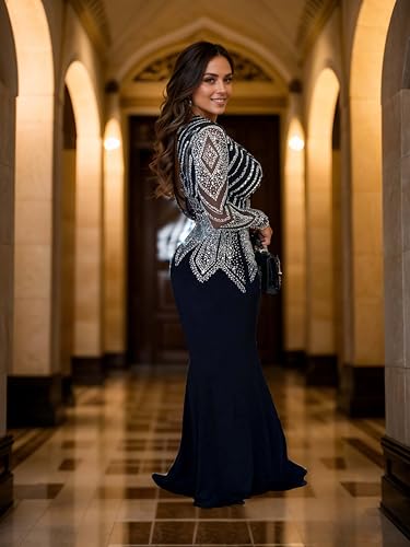 Image of Glitter Sequin Prom Dress for Bachelorette,Birthday,Holiday | Elegant Fully Lined Sparkly Rhinestone Long Dresses for Women Birthday /Formal Galas /Wedding Guest /NYE /Homecoming