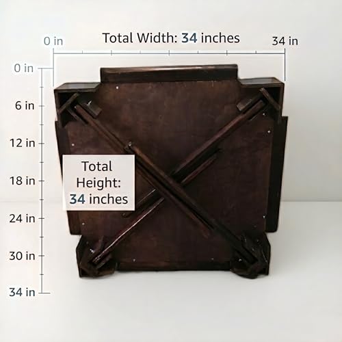Mesa de Dominó Plegable de Madera Portátil miniatura 2