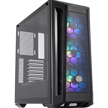 Gabinete Cooler Master MasterBox MB511 ARGB, ATX, Lateral em Vidro Temperado, PSU Cover, 3 Ventoinhas ARGB Frontais, Frontal em Tela