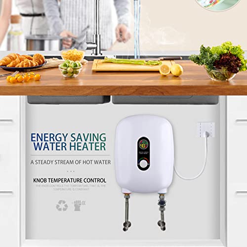 Chauffe-eau instantané à écoulement libre avec commande par bouton rotatif - 2