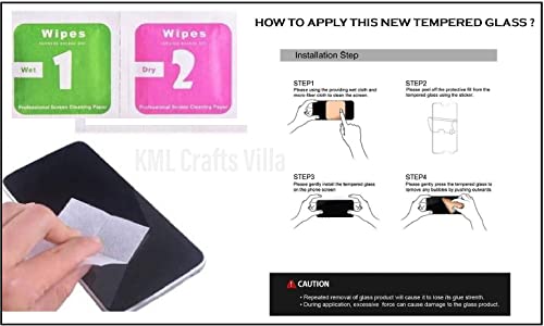 Image of KML Crafts Villa Edge To Edge HD Tempered Glass Screen Protector Compatible For Narzo 50 Pro 5G (Pack Of 1)