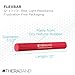 THERABAND FlexBar, Tennis Elbow Therapy Bar, Relieve Tendonitis Pain & Improve Grip Strength, Resistance Bar for Golfers Elbow & Tendinitis, Red, Light, Beginner