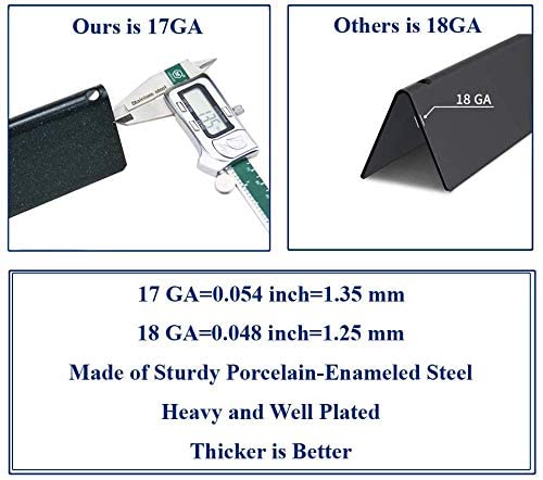 Denmay 7622 33,7cm Flavorizer Barres Pour Weber Genesis E/S 310 320 330 (avec Boutons